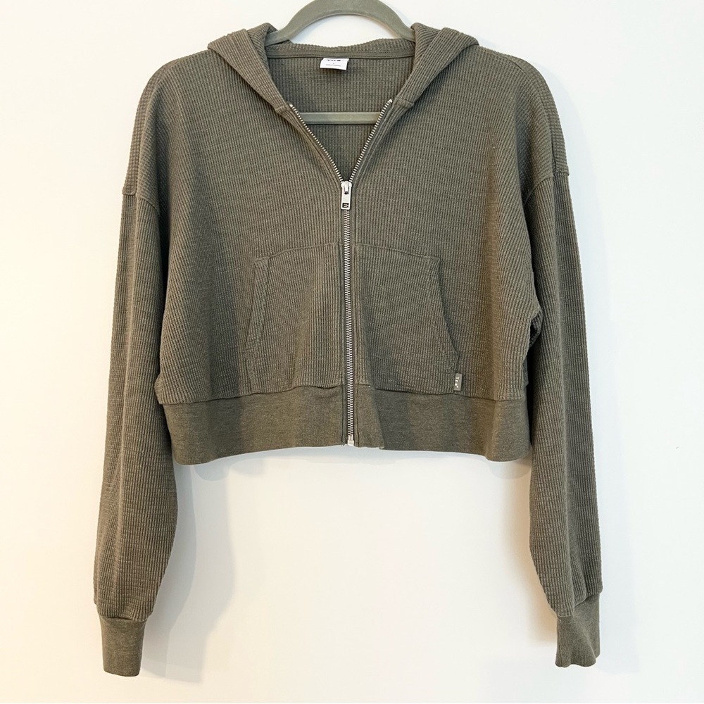 Tna Waffle Zip Hoodie